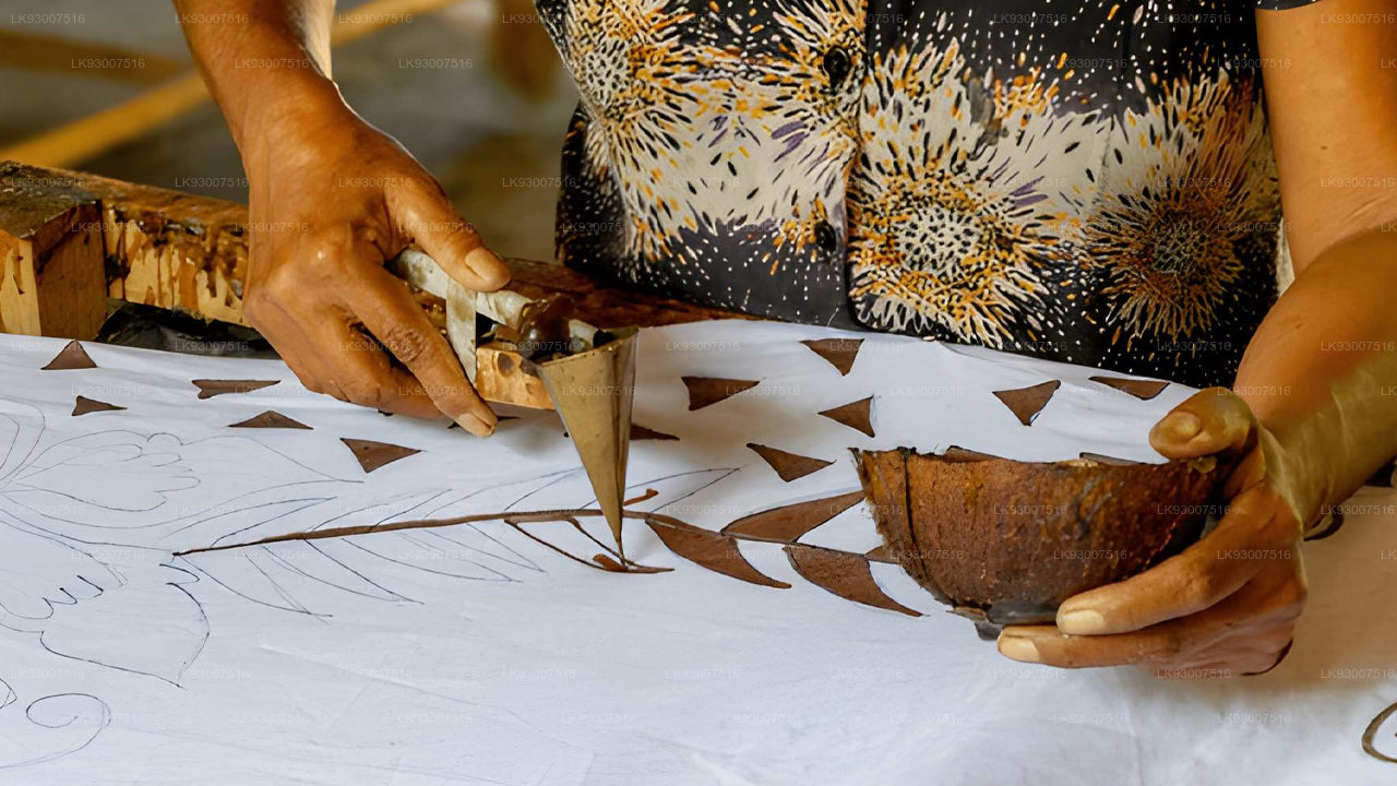 Experiencia de fabricación de batik en Koggala