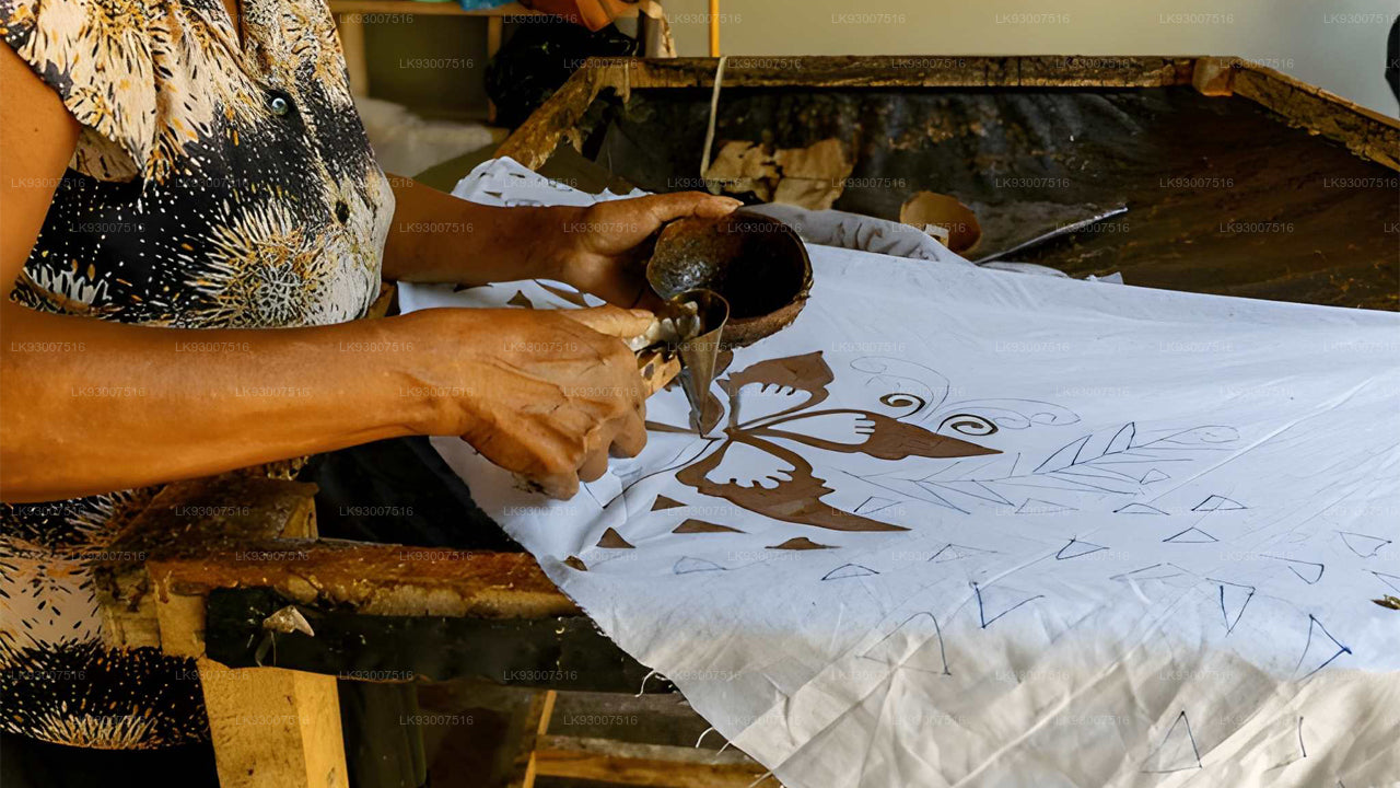 Experiencia de fabricación de batik en Koggala