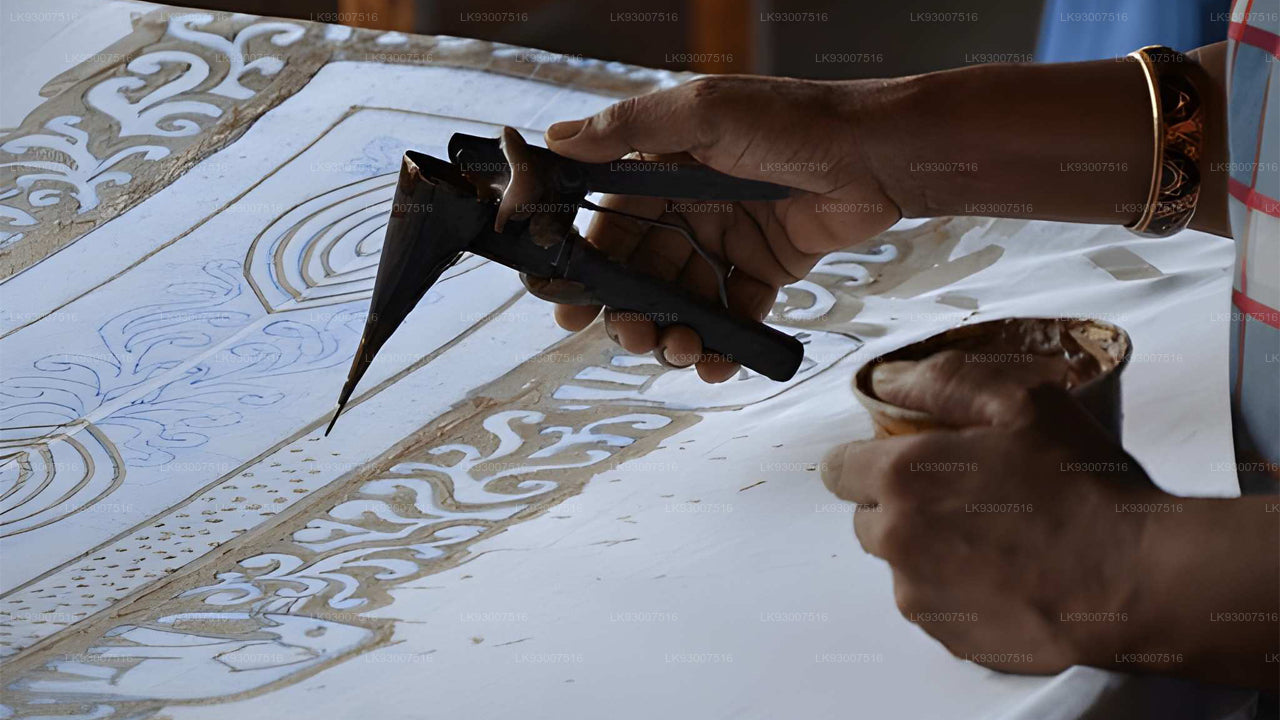 Experiencia de fabricación de batik en Koggala