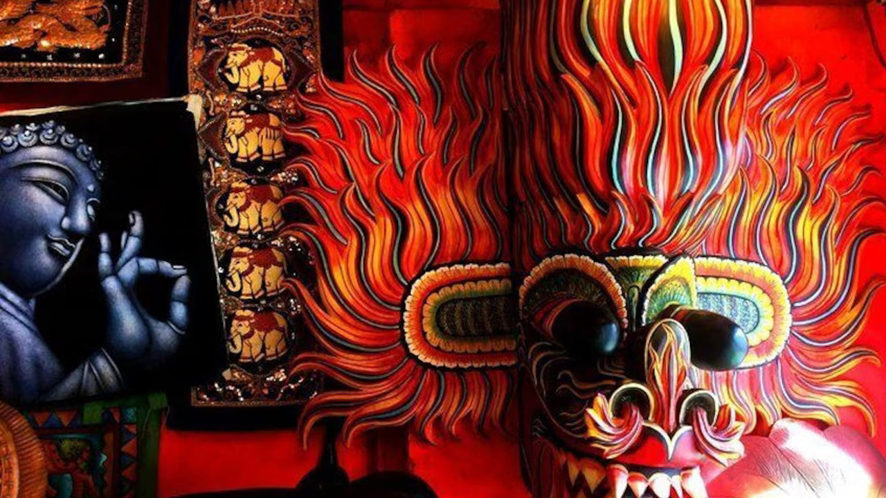 Pintura de máscaras de Ambalangoda