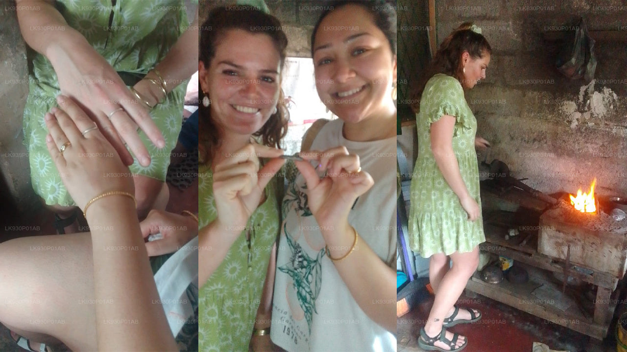 Taller de gemas y joyas de Mirissa