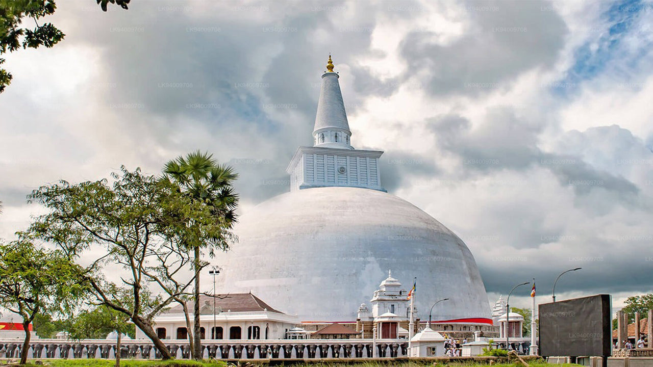 Ciudad sagrada de Anuradhapura desde Colombo