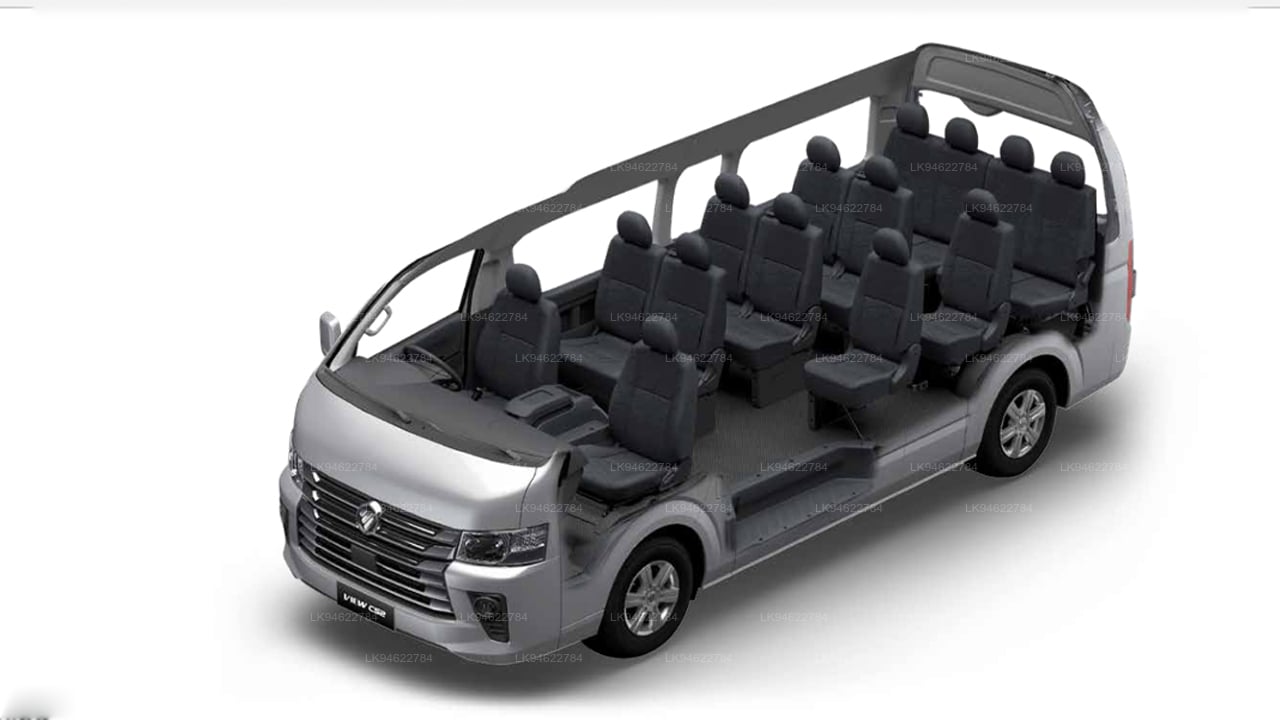 Alquiler de furgoneta con chófer (grande)