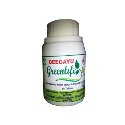 Tabletas de extracto de té verde Deegayu Greenlife (60 tabletas)