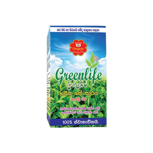 Cápsulas de extracto de té verde natural Deegayu Green Life (30 cápsulas)
