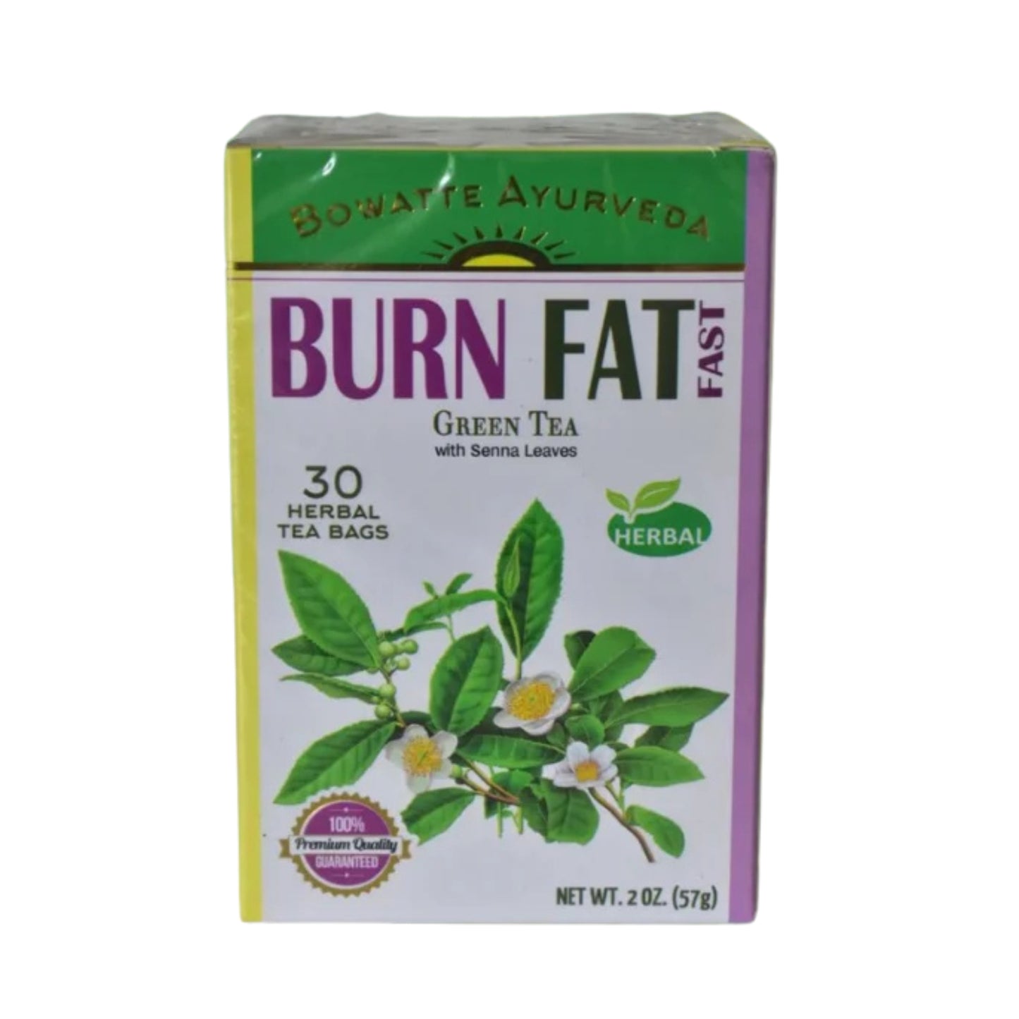 Té Verde Bowatte Quema Grasa Rápida (57 g)