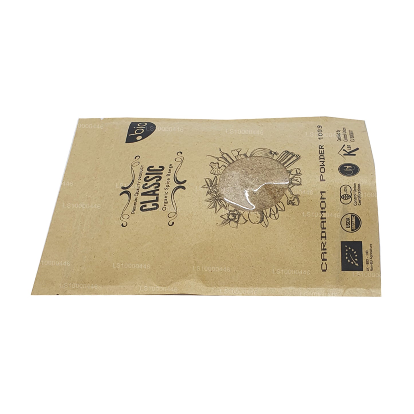 Polvo de cardamomo orgánico Lakpura