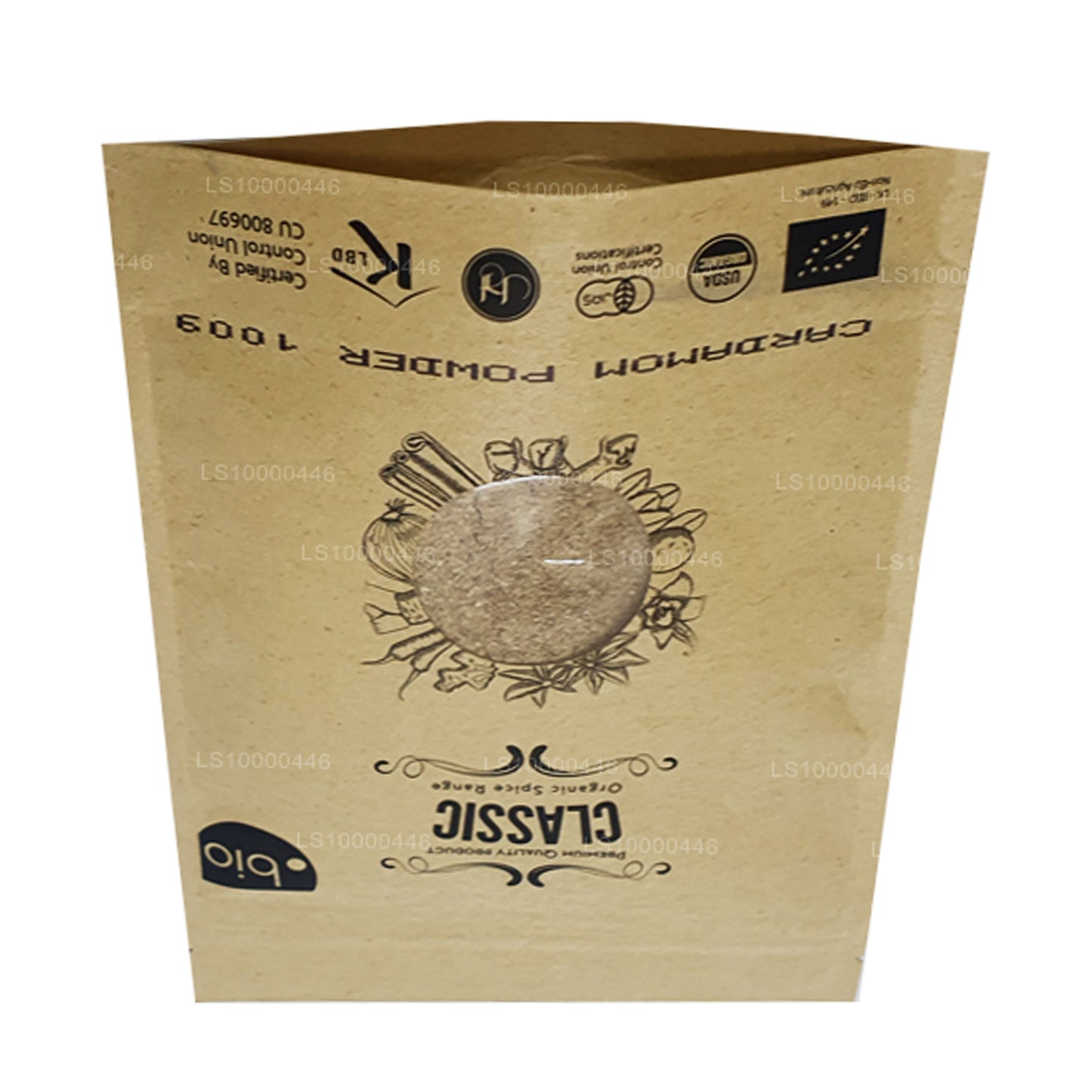 Polvo de cardamomo orgánico Lakpura