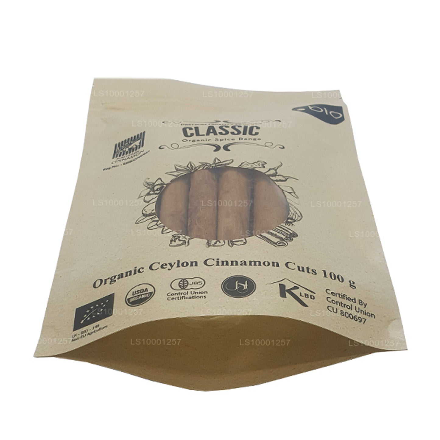 Cortezas de canela verdaderas de Lakpura (250 g)