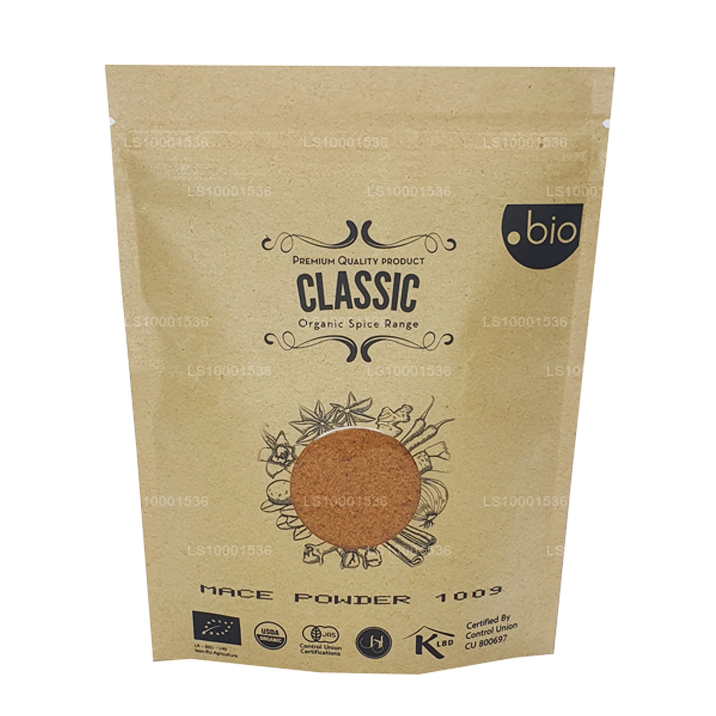 Polvo de maza orgánico Lakpura