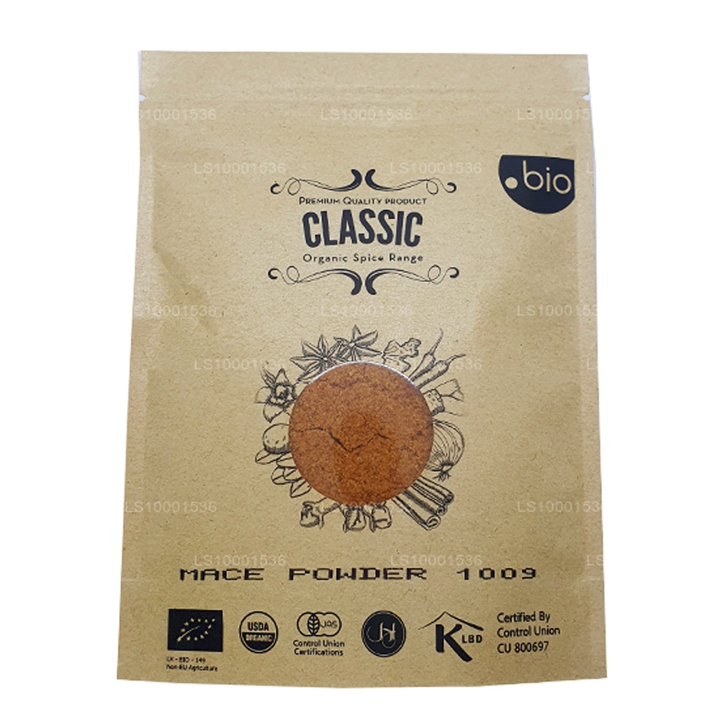 Polvo de maza orgánico Lakpura