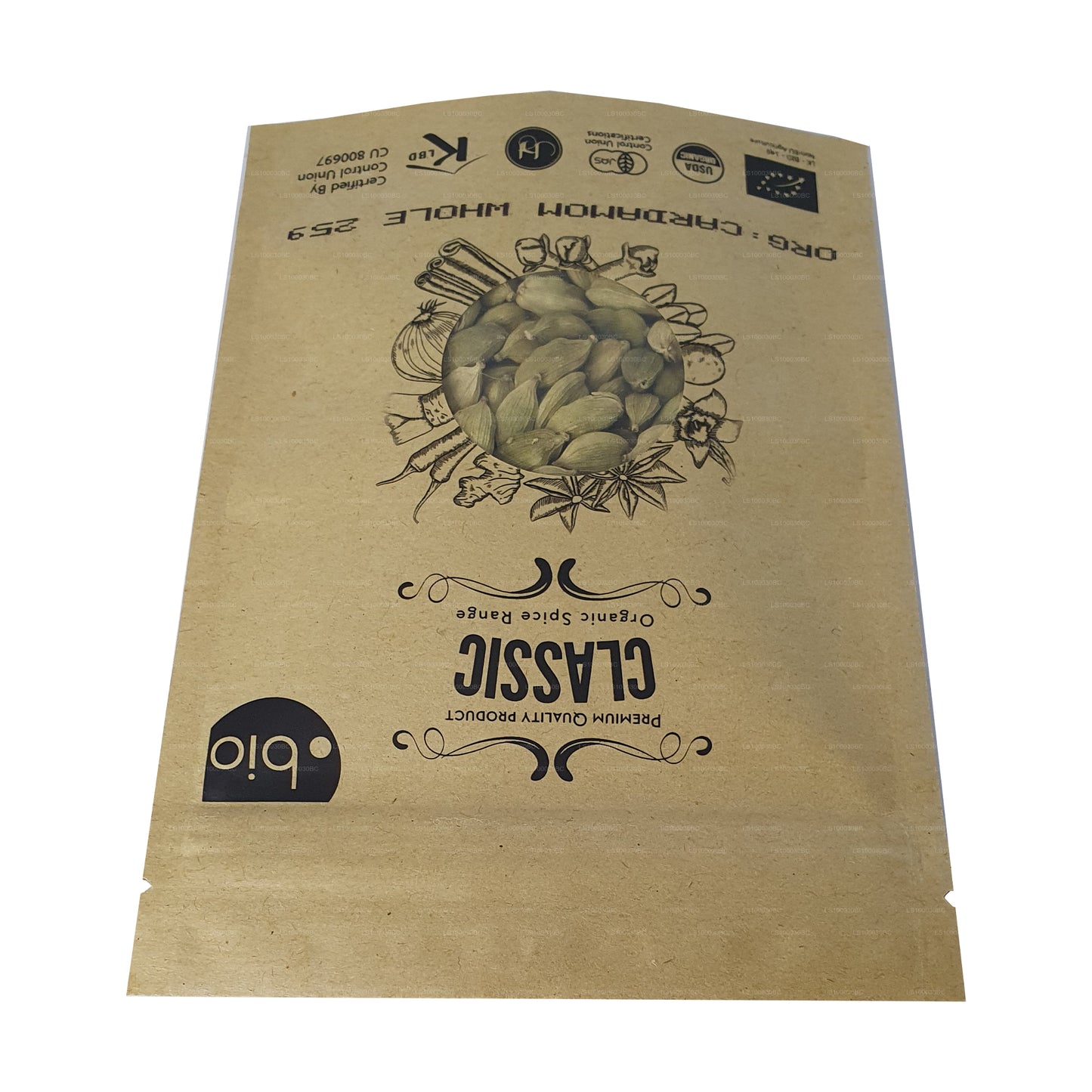 Vainas de cardamomo orgánico Lakpura