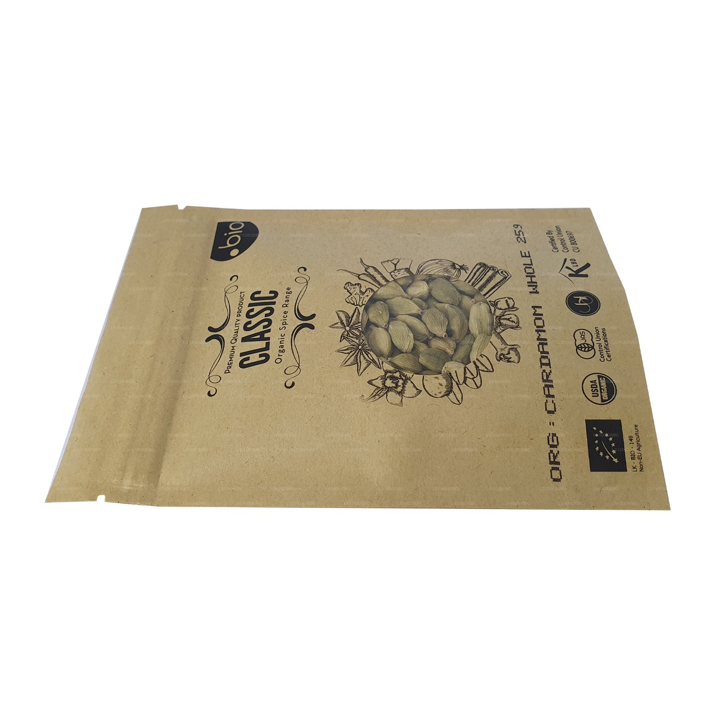 Vainas de cardamomo orgánico Lakpura