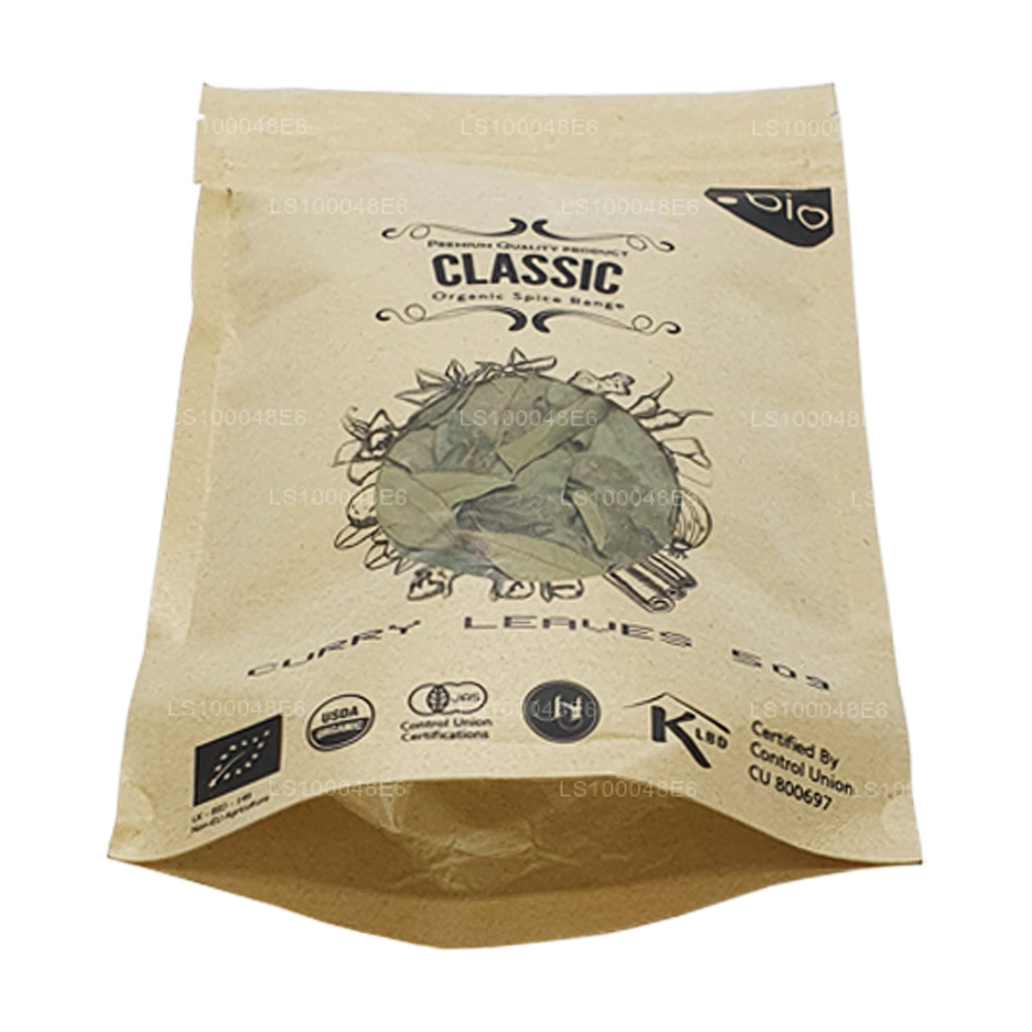 Hojas de curry orgánico Lakpura secas