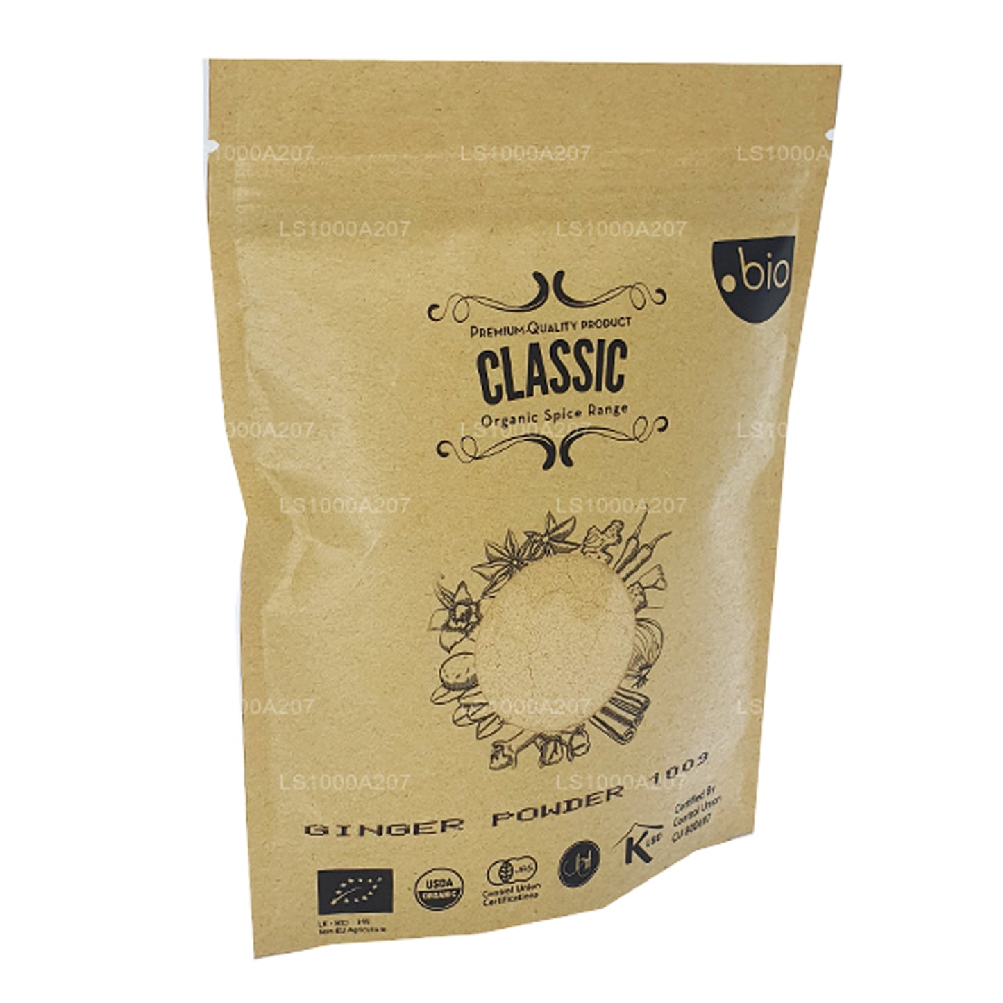 Polvo de jengibre orgánico Lakpura