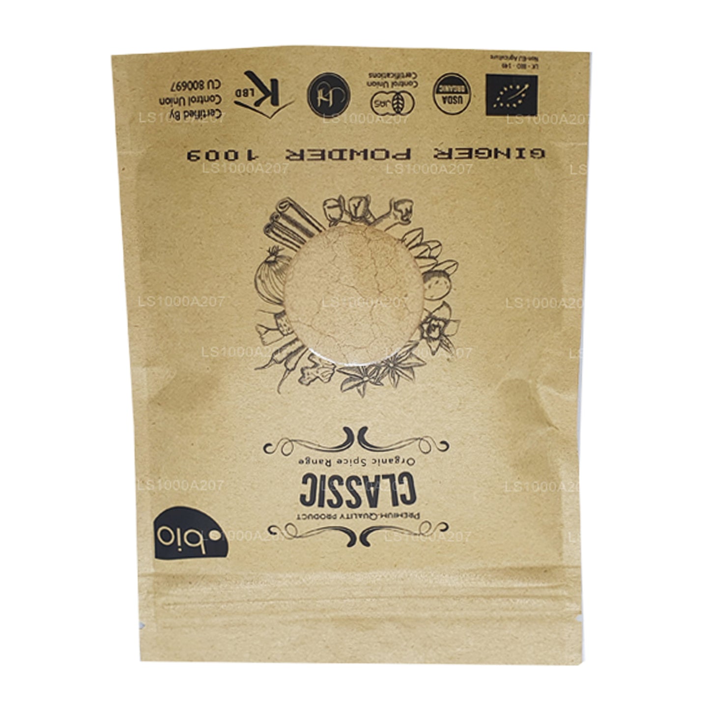 Polvo de jengibre orgánico Lakpura