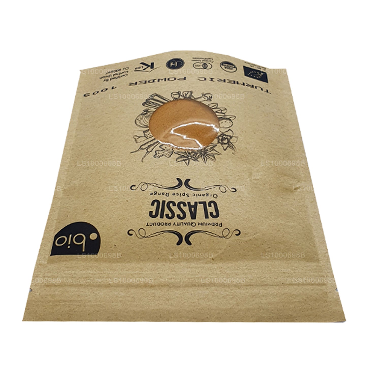 Polvo de cúrcuma orgánica Lakpura