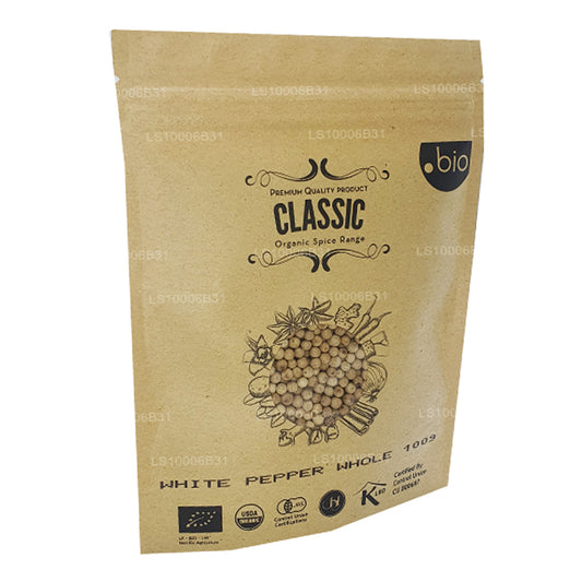 Pimienta blanca orgánica Lakpura entera