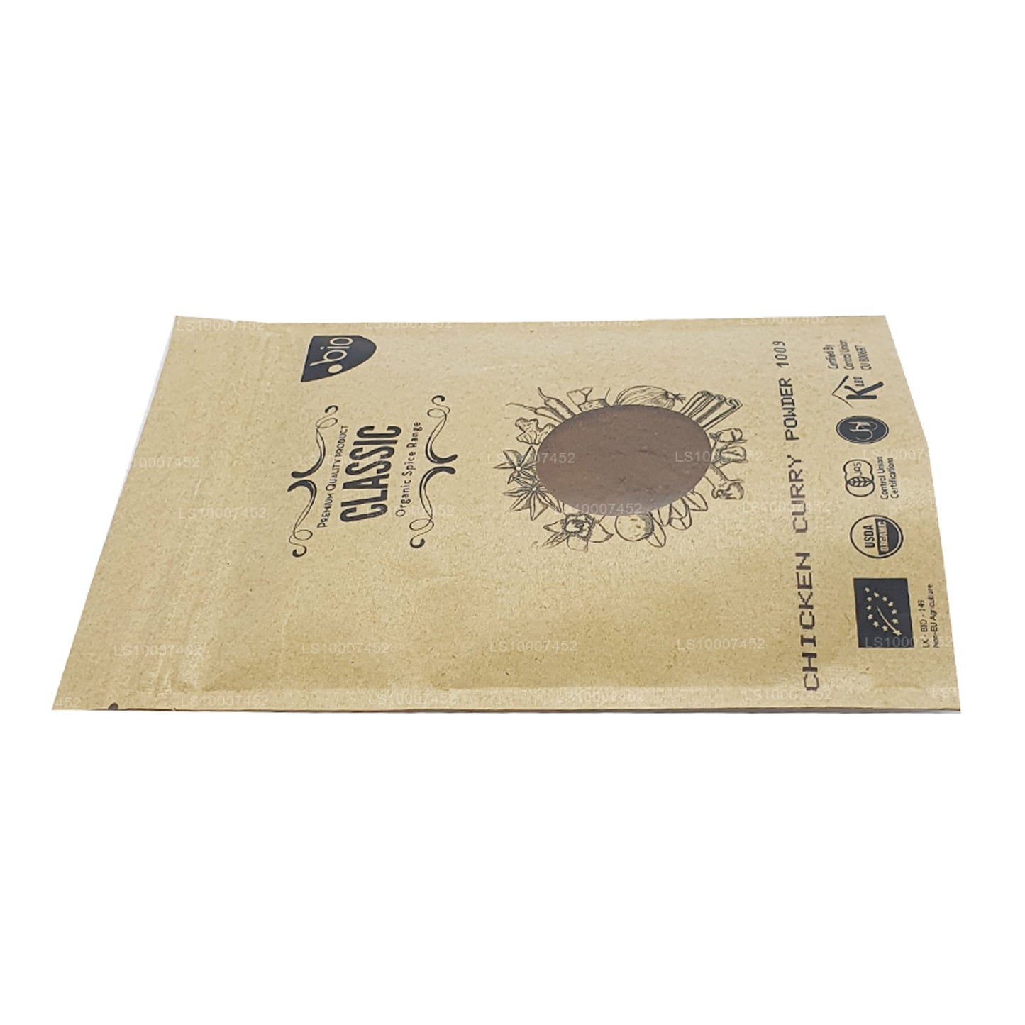 Polvo de pollo al curry orgánico Lakpura