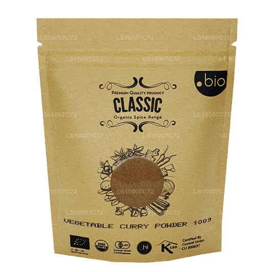 Curry vegetal orgánico Lakpura en polvo