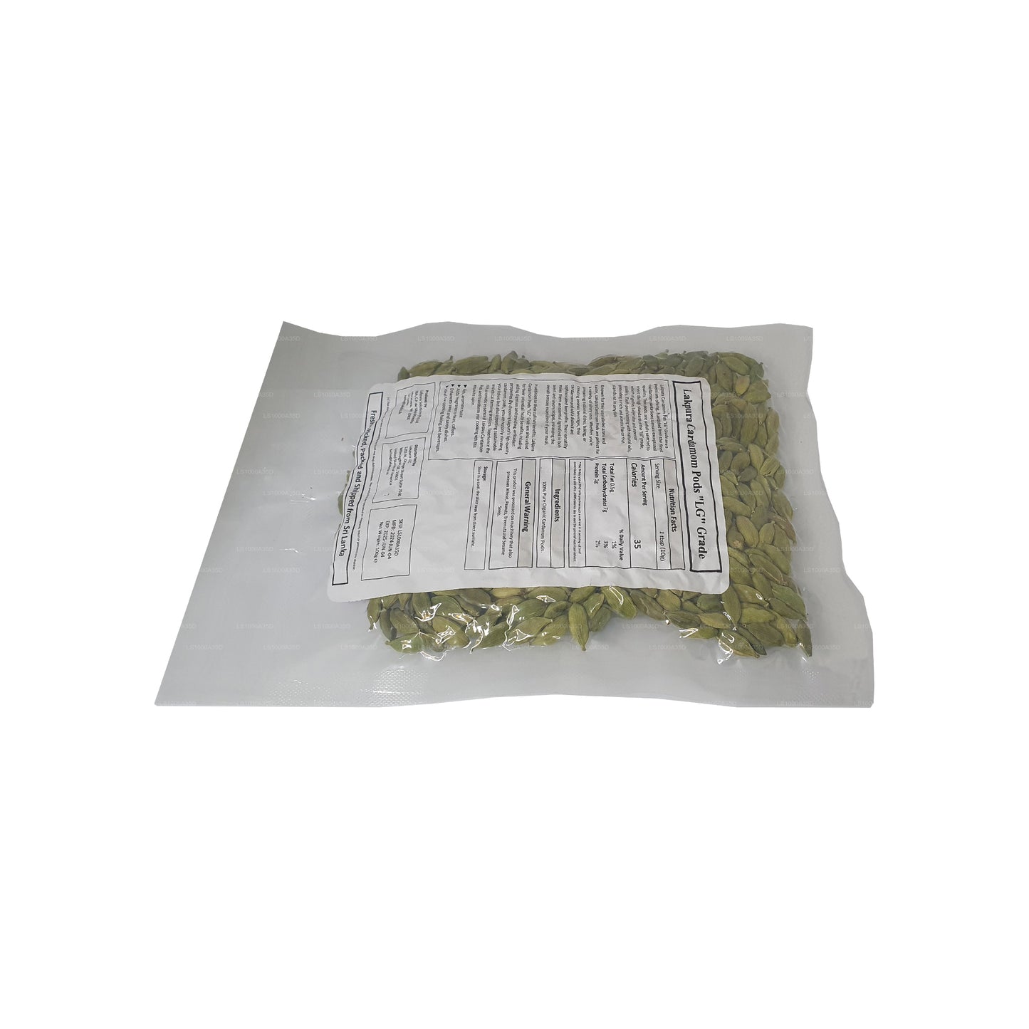 Vainas de cardamomo Lakpura (100 g)