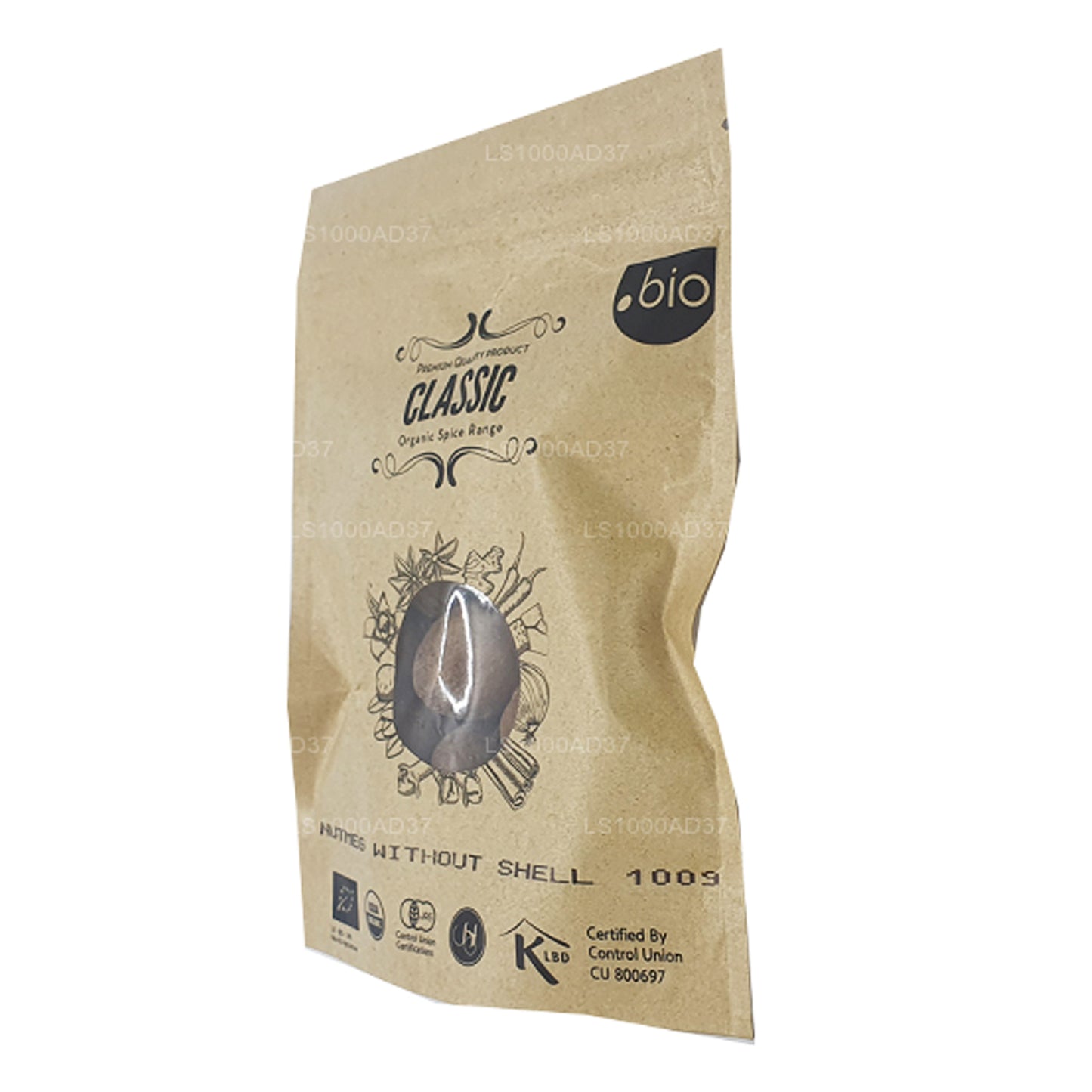 Nuez moscada orgánica Lakpura sin cáscara