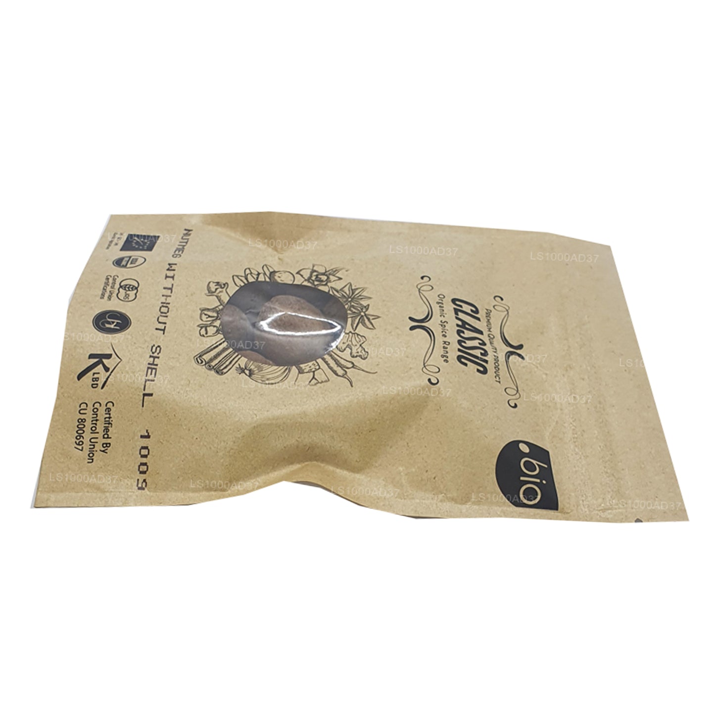 Nuez moscada orgánica Lakpura sin cáscara