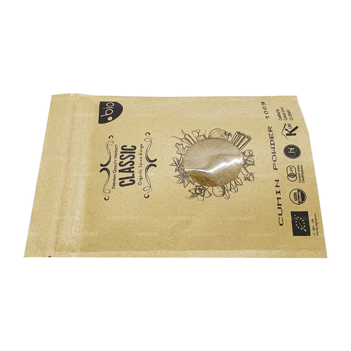 Semillas de comino orgánico Lakpura en polvo