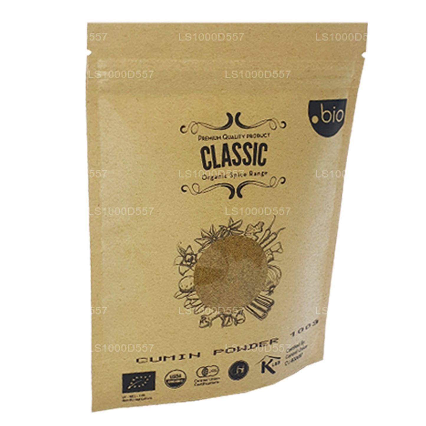 Semillas de comino orgánico Lakpura en polvo