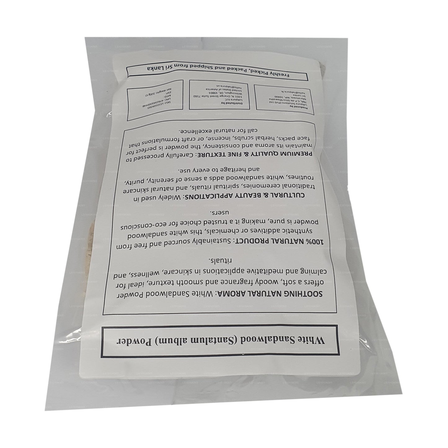 Polvo de sándalo blanco Lakpura (100 g)