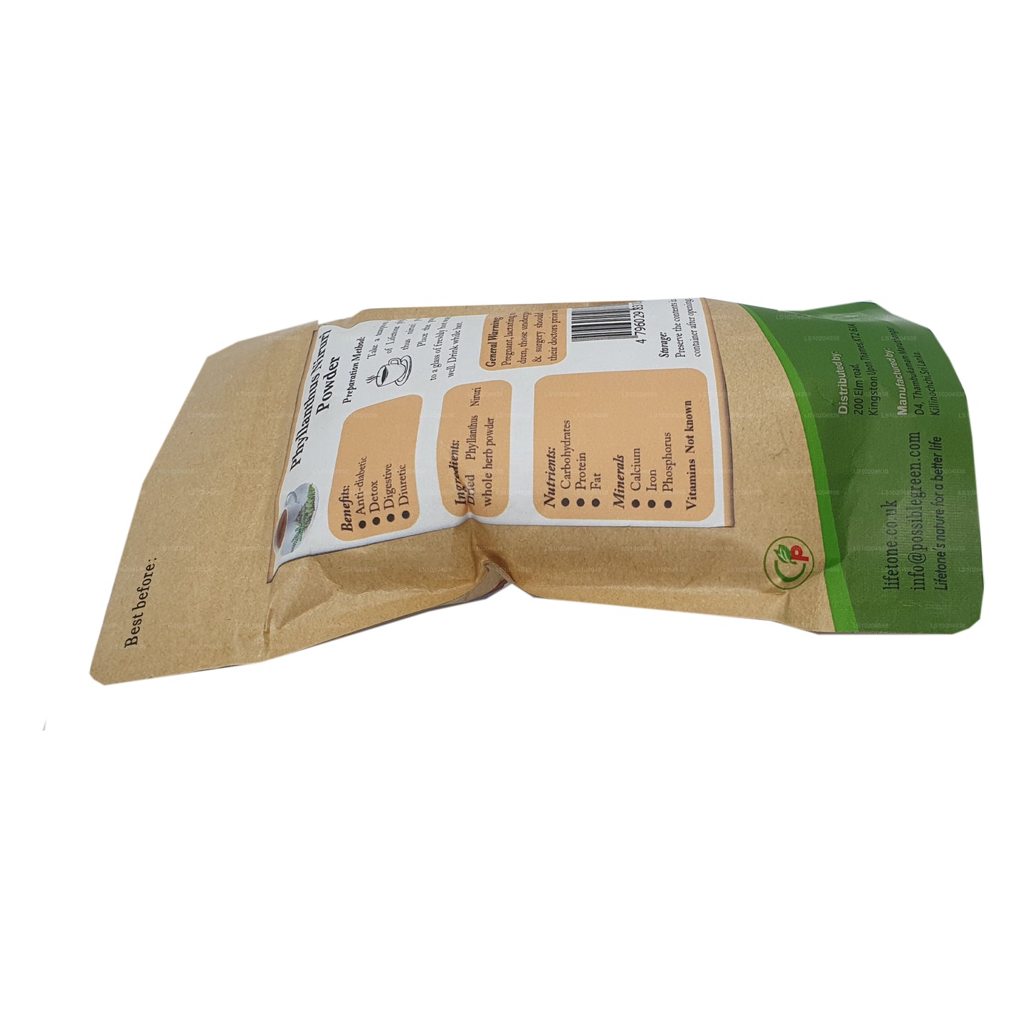 Lifetone Phylanthus Niruri en polvo (100 g)