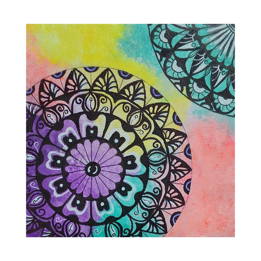 Lakpura® Arte de Pared Mandela (Diseño B)