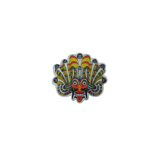 Imán para nevera con máscara Lakpura® Rathnakuta Raksha