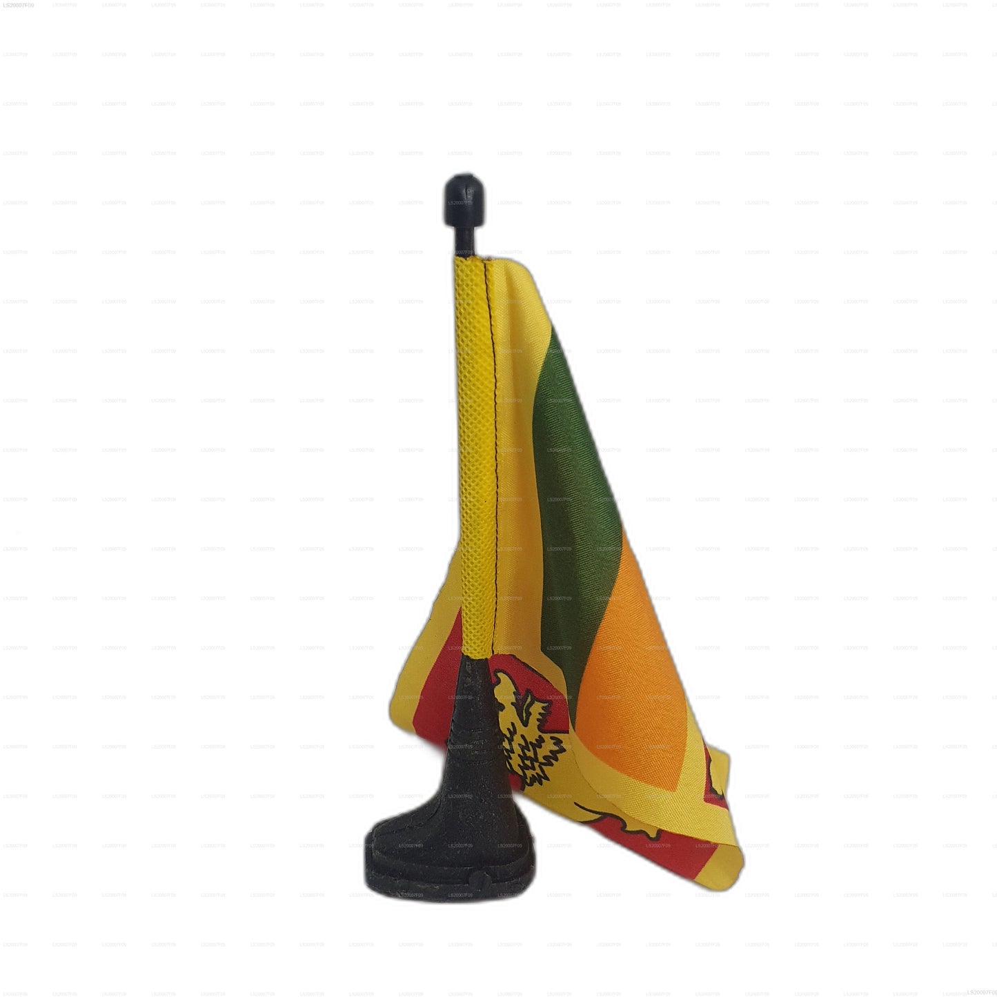Bandera nacional con pie magnético
