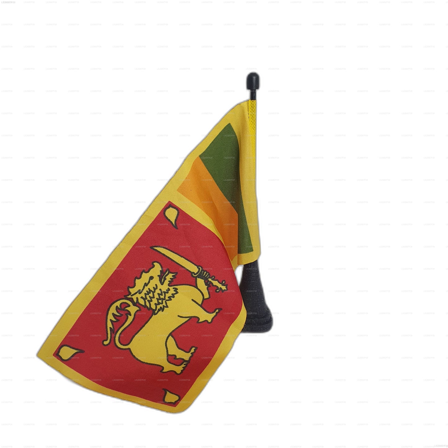 Bandera nacional con pie magnético
