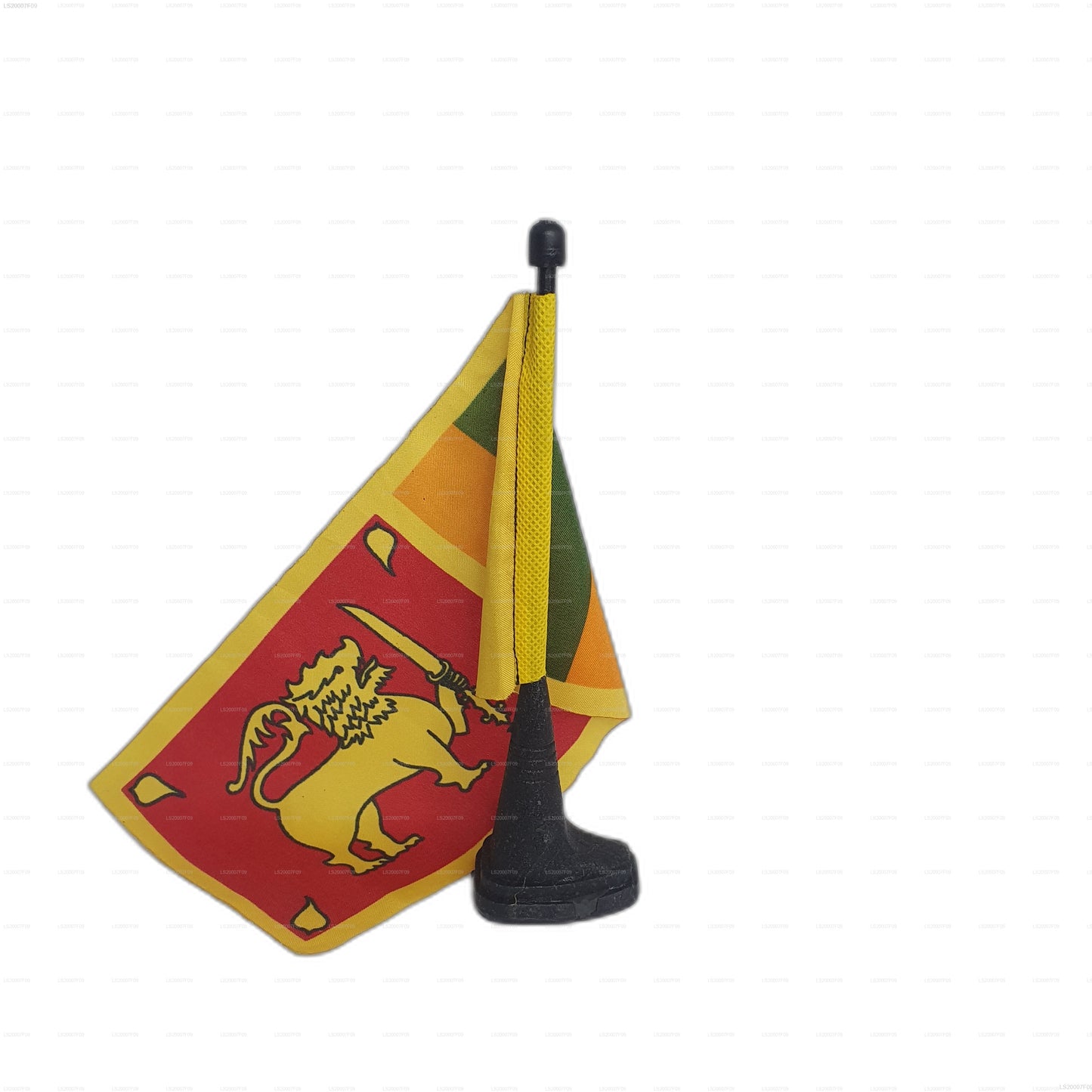 Bandera nacional con pie magnético