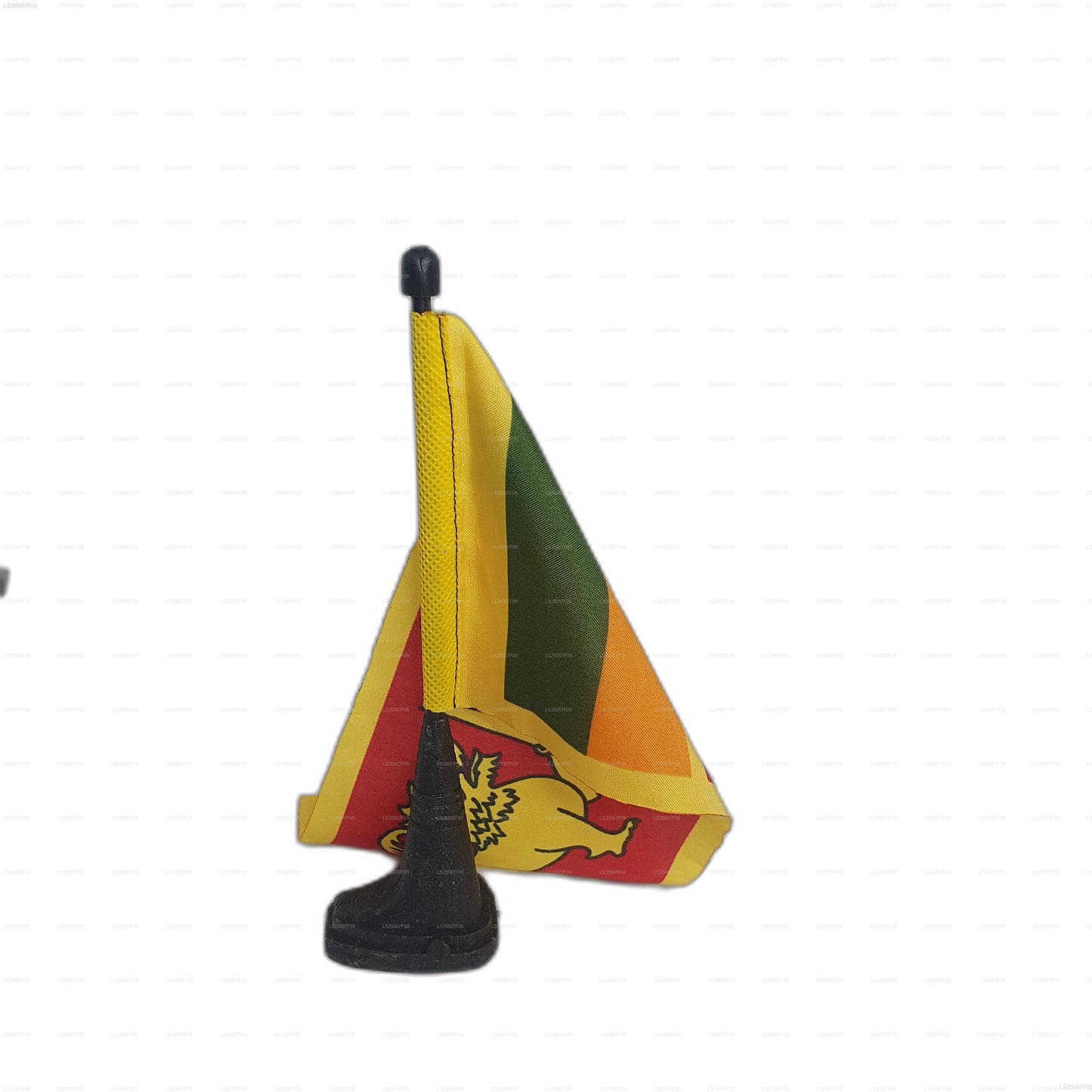 Bandera nacional con pie magnético