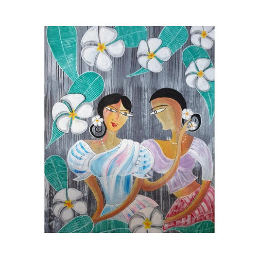 Lakpura® Flores Entre Flores Cuadro Mural