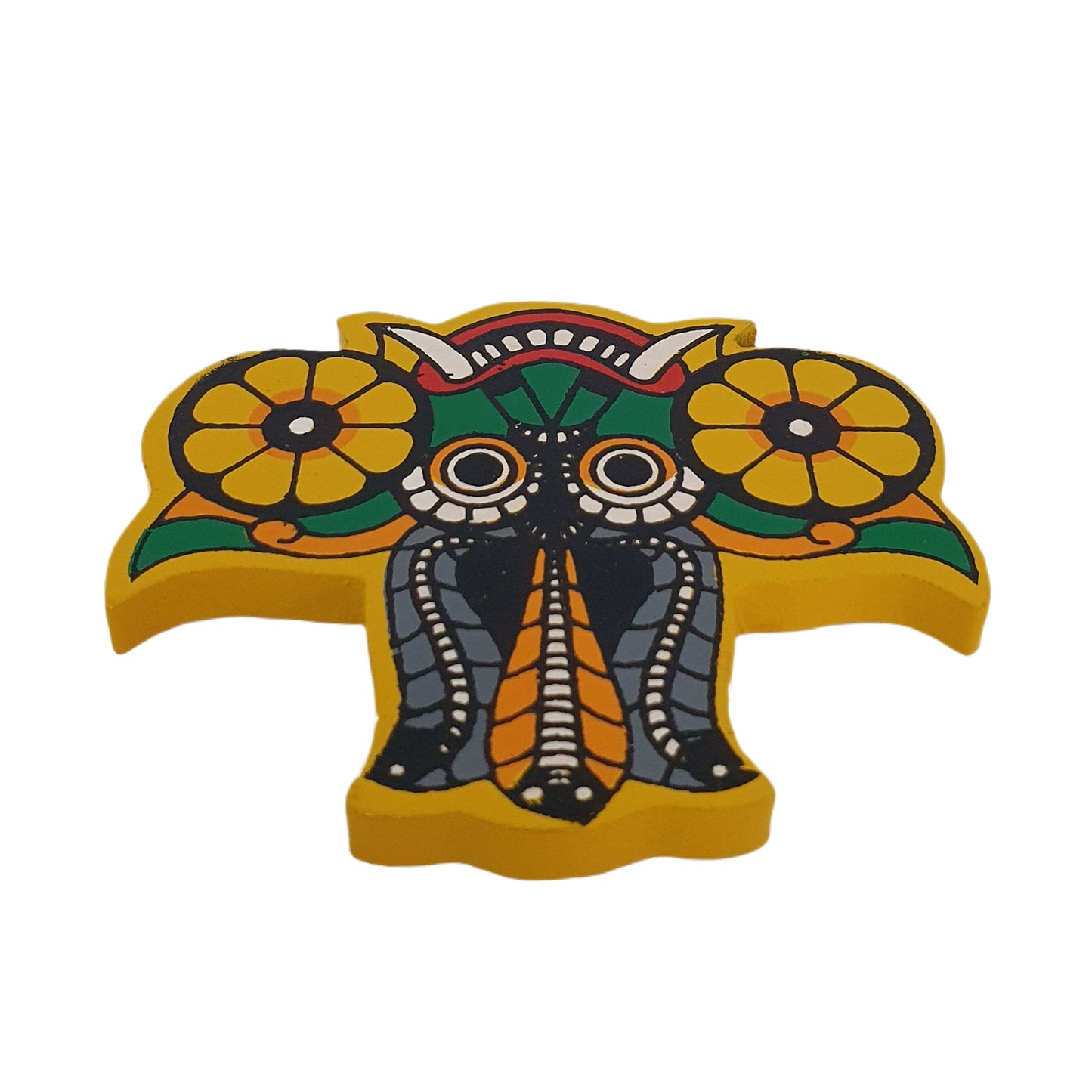 Imán para nevera con máscara Lakpura® Gara Raksha