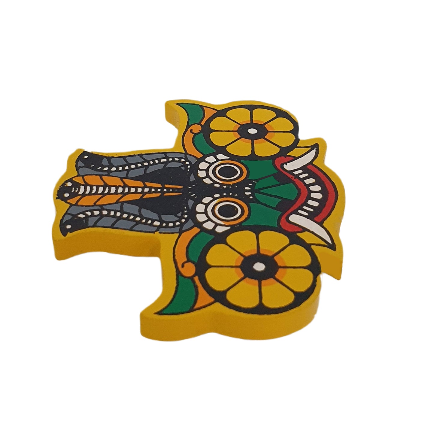 Imán para nevera con máscara Lakpura® Gara Raksha