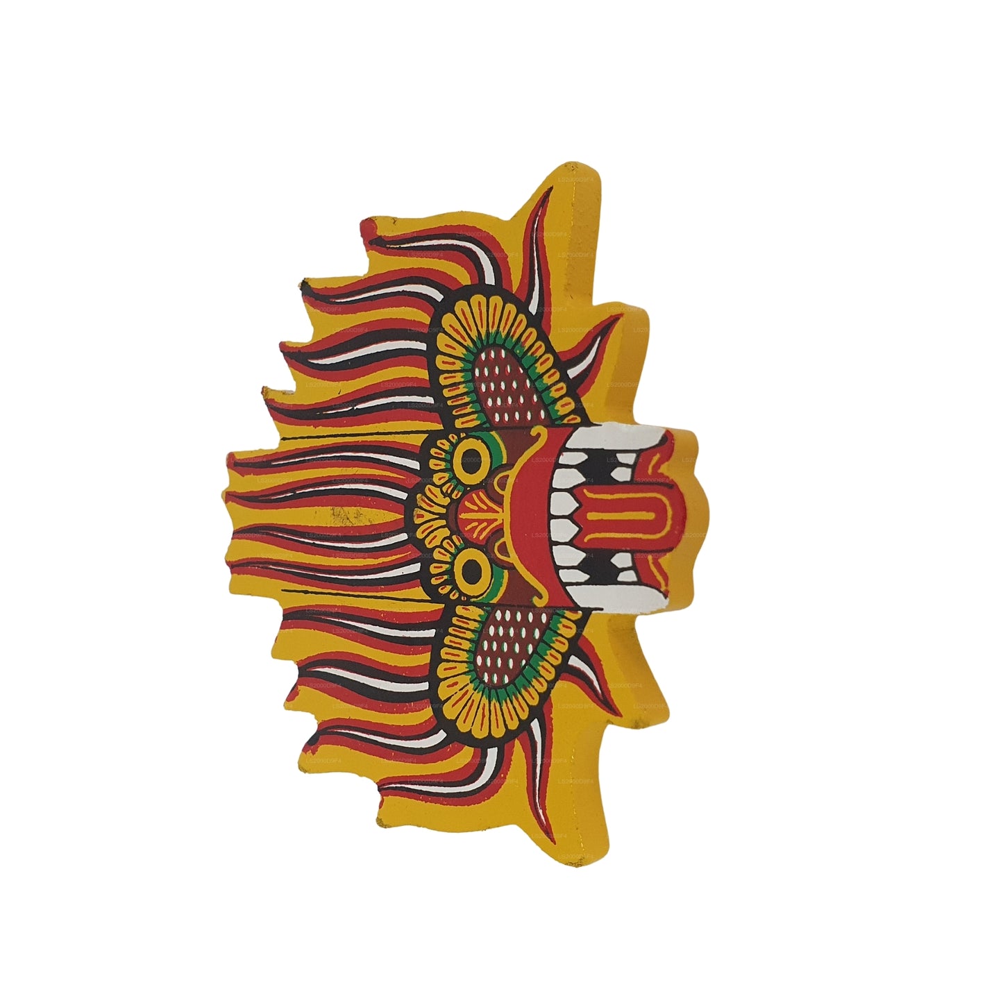 Imán para nevera con máscara Lakpura® Ginidal Raksha