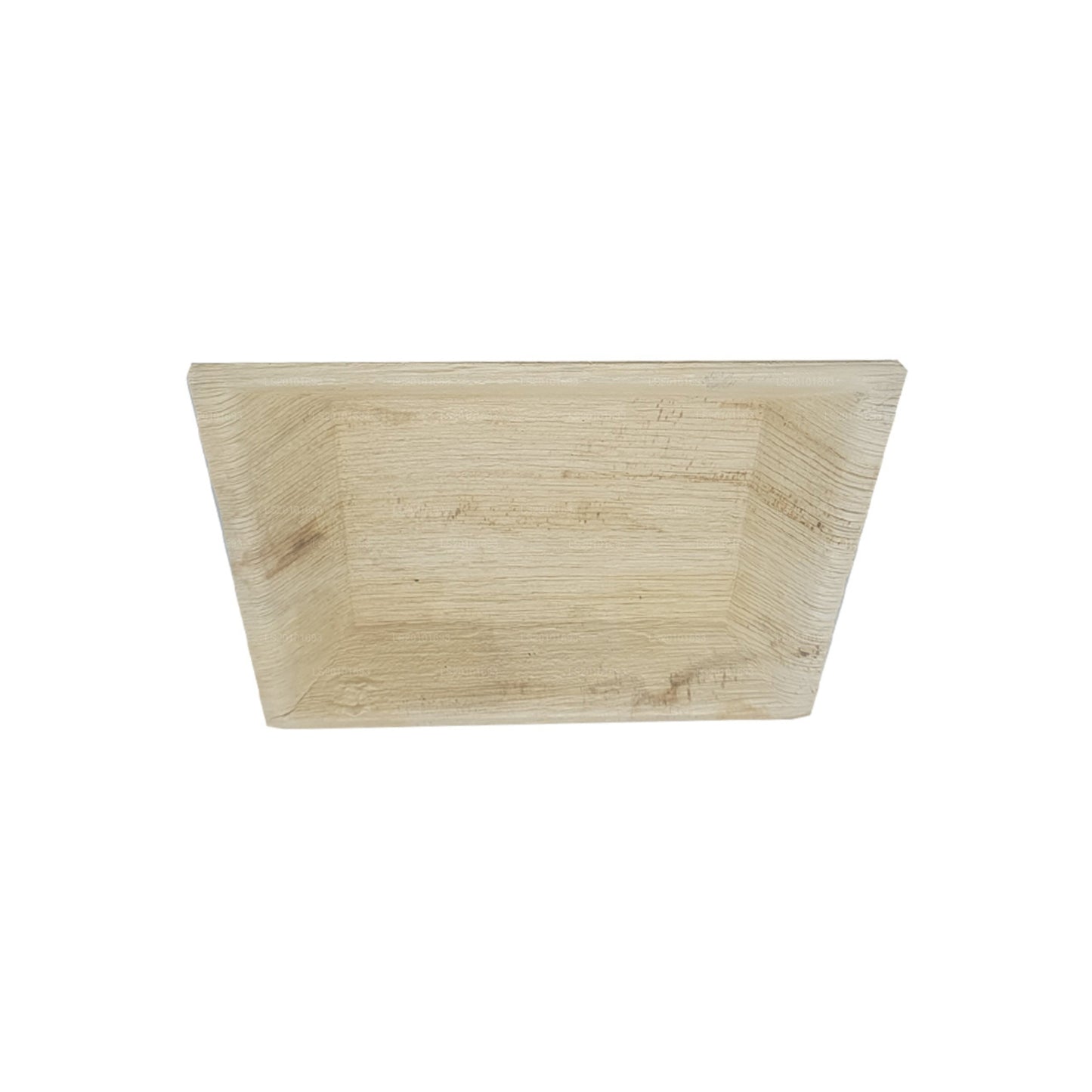 Platos de comida hechos a mano con hojas de areca de 20 cm x 20 cm (tipo cuadrado)