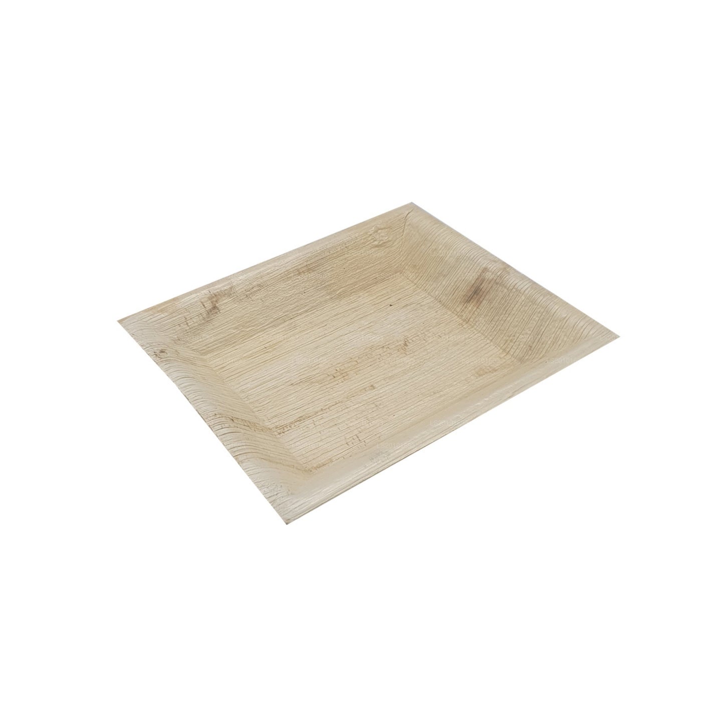 Platos de comida hechos a mano con hojas de areca de 20 cm x 20 cm (tipo cuadrado)