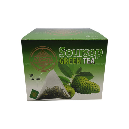 Té verde de guanábana Mlesna (30 g), 15 bolsitas de té