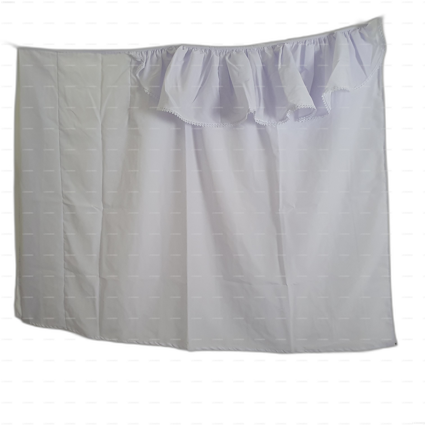 Lakpura® Lamasaree Blanco para Niñas (Medio Sari)