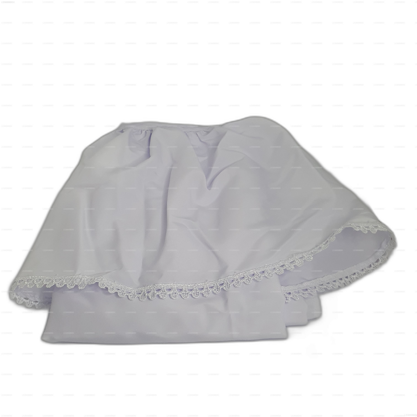 Lakpura® Lamasaree Blanco para Niñas (Medio Sari)