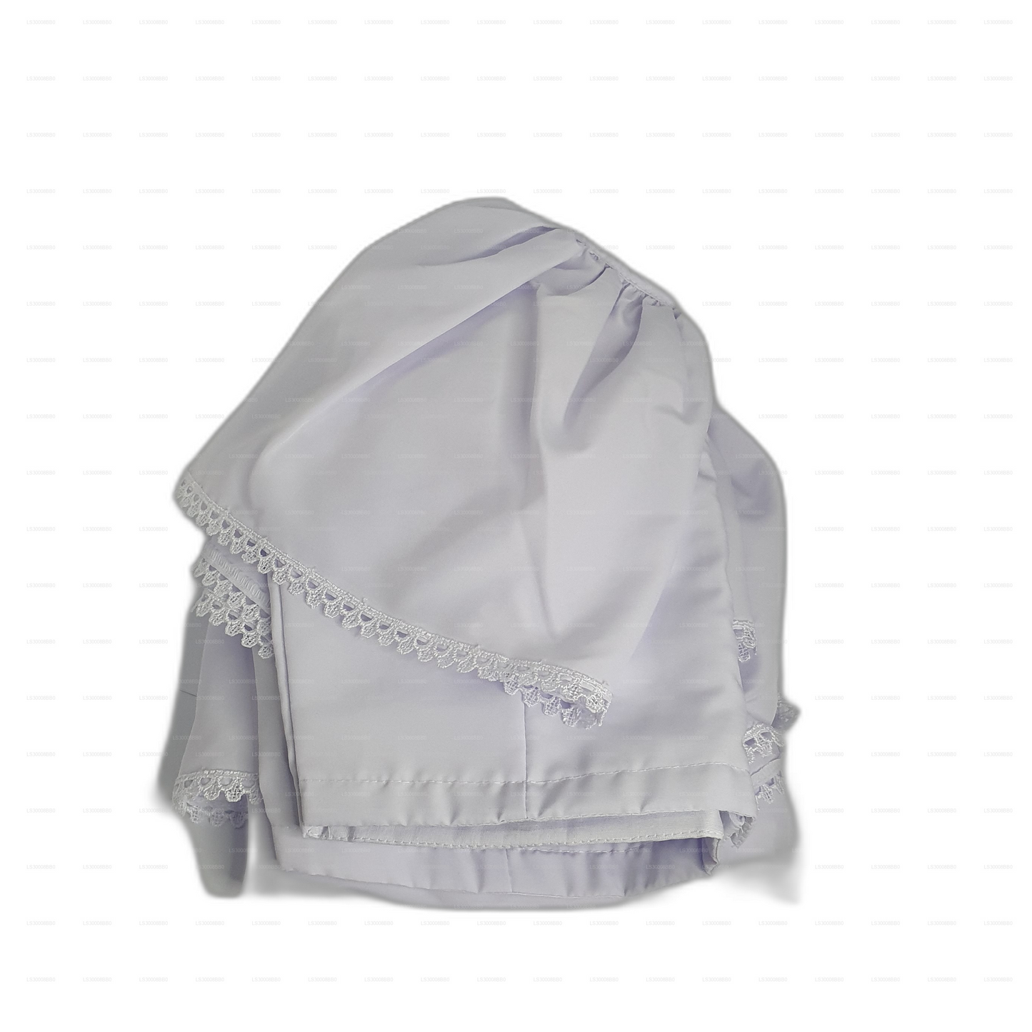 Lakpura® Lamasaree Blanco para Niñas (Medio Sari)