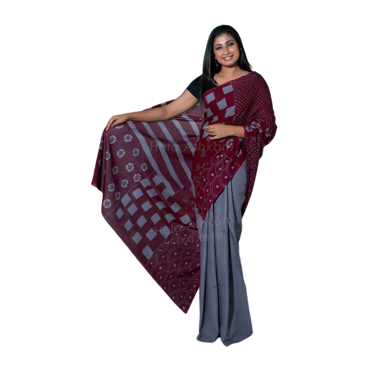 Lakpura Batik Saree (Design S218)