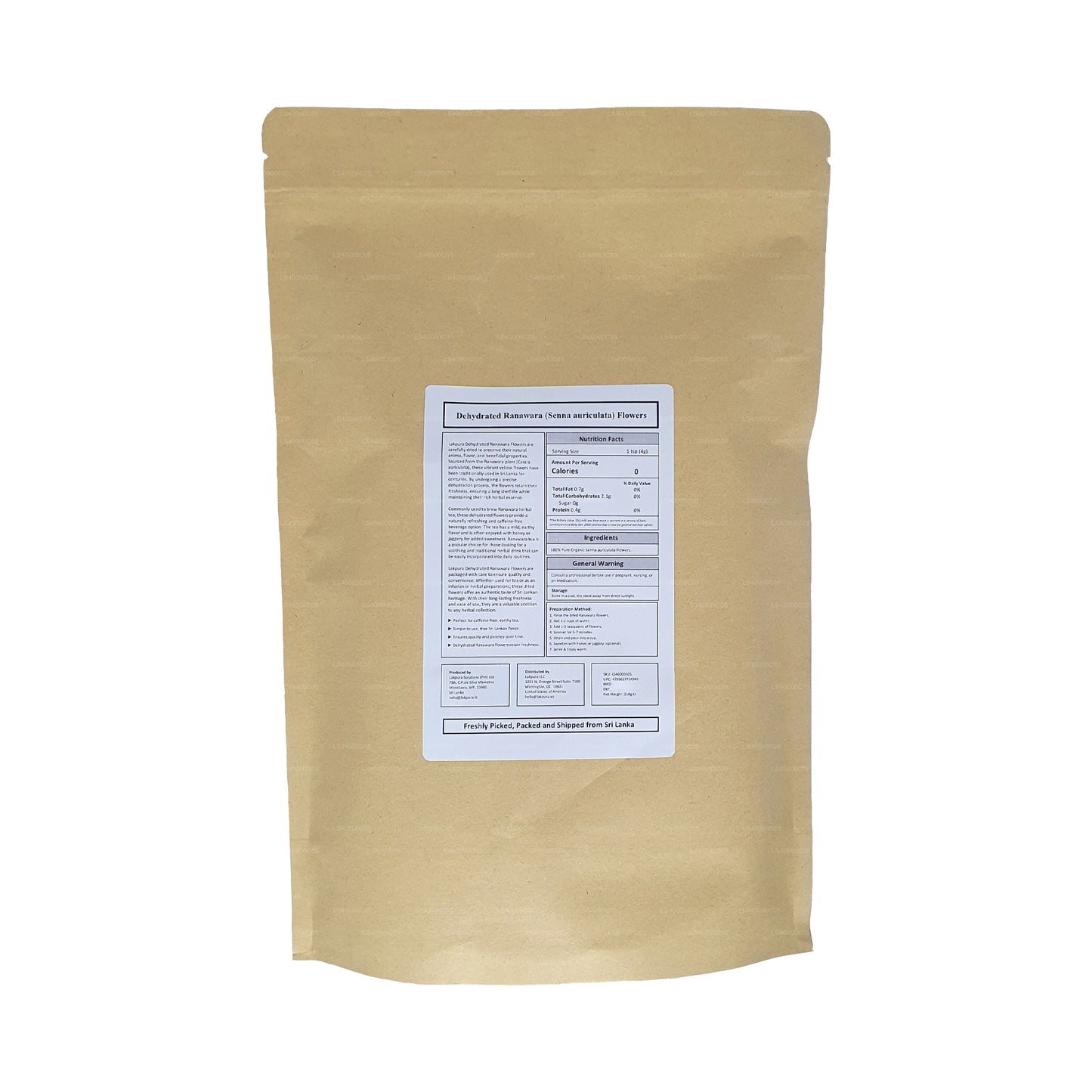 Ranawara deshidratado de Lakpura