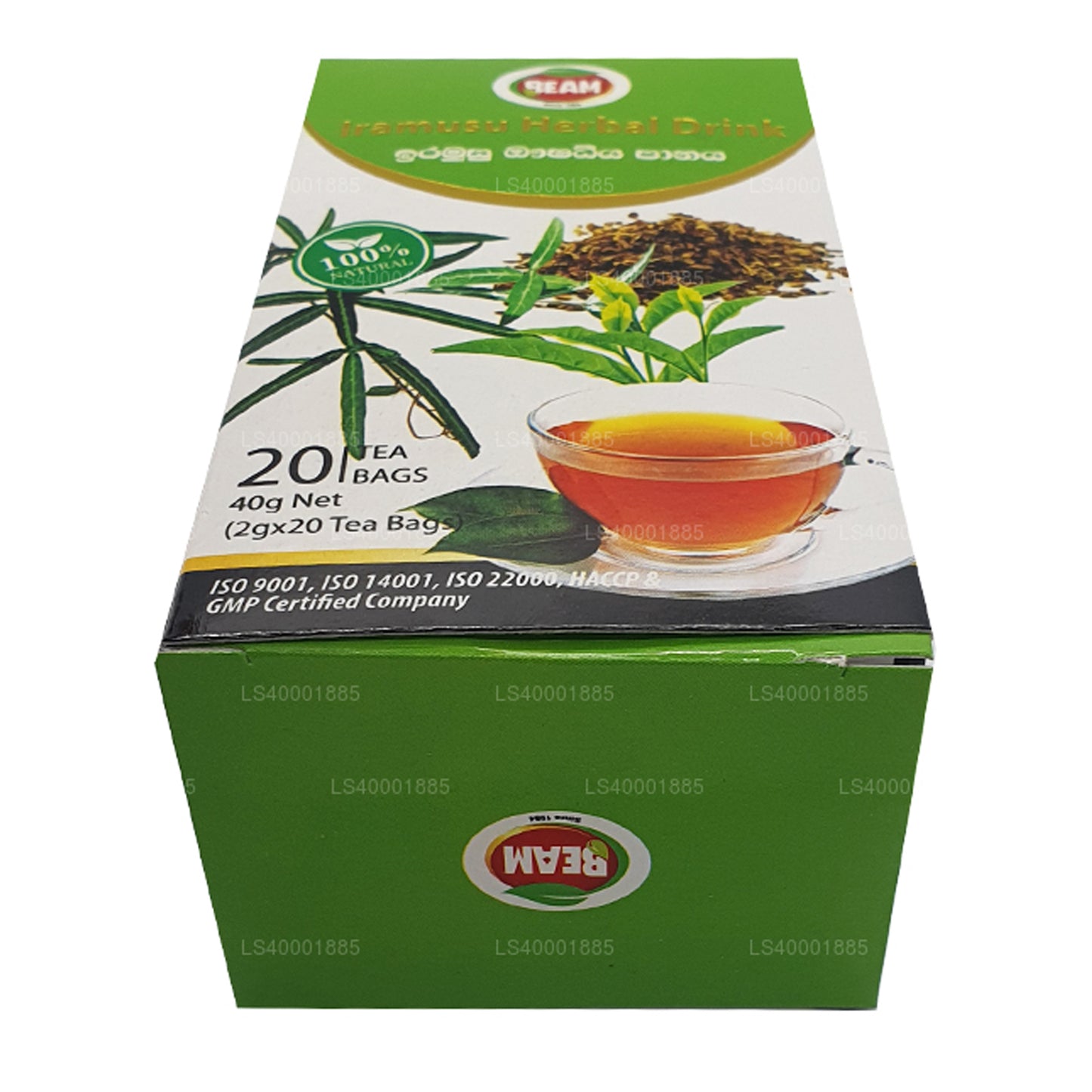 Té Beam Iramusu (40g) 20 Bolsitas de Té
